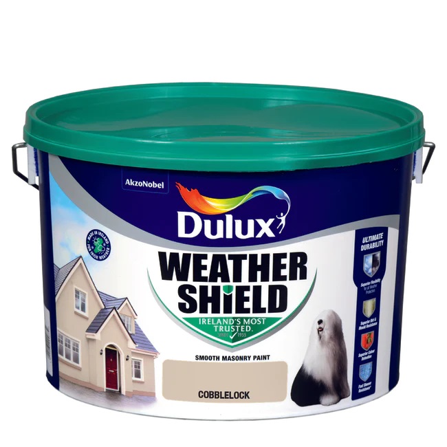 Dulux Weathershield 10L Cobblelock Exterior Paint